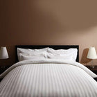 掛布団カバー単品 シングル 9色 ホテルスタイル ストライプ