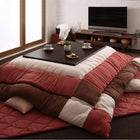 こたつ掛布団&敷布団2点セット 5尺長方形(90×150cm)天板対応 パッチワーク