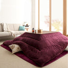 こたつ 掛け 敷布団 2点セット ボリュームタイプ 4尺 長方形 80×120 天板対応 マイクロファイバーフランネル