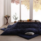 こたつ 掛け敷布団 2点セット 6尺 長方形 90×180 天板対応 防ダニ フランネル