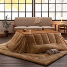 こたつ 掛け敷布団 2点セット 4尺 長方形 80×120 天板対応 防ダニ フランネル