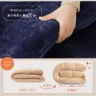 こたつ 掛け敷布団 2点セット 4尺 長方形 80×120 天板対応 防ダニ フランネル