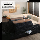 こたつ 掛け敷布団 2点セット 4尺 長方形 80×120 天板対応 防ダニ フランネル