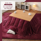 こたつ 掛け敷布団 2点セット 4尺 長方形 80×120 天板対応 防ダニ フランネル