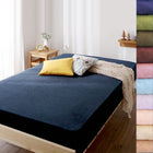 ボックスシーツ 単品 ベッド用 1枚 セミダブル ショート丈専用 コットンタオル