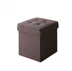 収納スツール ボックス おしゃれ スツール ベーシック生地 1人掛け ブラウン