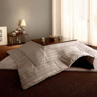 こたつ 掛布団 &敷布団 2点セット ウレタン4倍入り極厚敷布団タイプ 4尺長方形 80×120 天板対応 裏プレミアム毛布つき