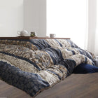 こたつ用掛布団単品 5尺長方形 90×150 天板対応 ローズ柄国産ボリューム