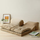 ビーズクッションチェア 2点セット 1人掛け+1人掛け ごろ寝