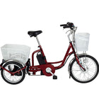 3輪自転車 電動アシスト 三輪自転車 カバー付き ノーパンク パンクしない 防災