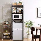 キッチンラック 冷蔵庫上 スペース 有効活用