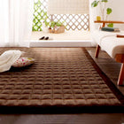 おしゃれ ラグ コットンタオルラグ ボリュームタイプ 185×280 ふっくら キルト仕立て 洗える 防ダニ 抗菌 防臭