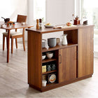 キッチンカウンター 日本製 完成品 両面収納 間仕切り