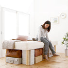 マットレスベッド ショート丈分割式 国産ポケット ベッドパッド・シーツセット付き シングル ショート丈 脚40cm