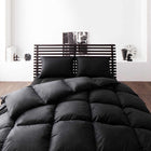 布団 8点セット プレミアム敷布団タイプ ボリューム セミダブル8点セット 抗菌防臭 9色 高機能中綿 サイレントブラック