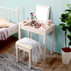 ドレッサー・スツールセット シェルモチーフ フレンチエレガント