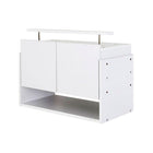 コレクションラック LED付き ワイド 上置き 高さ45-72 奥行39