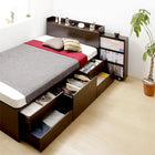 チェストベッド 薄型スタンダードボンネルコイル セミシングル レギュラー丈