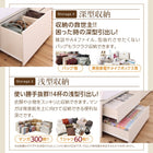 チェストベッド 薄型スタンダードボンネルコイル セミシングル レギュラー丈