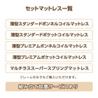 チェストベッド 薄型スタンダードボンネルコイル セミシングル レギュラー丈