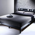 すのこベッド 棚 コンセント スタンダードポケットコイル ダブル