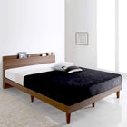 すのこベッド 棚 コンセント スタンダードポケットコイル ダブル