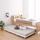 親子ベッド 薄型軽量ボンネルコイル 下段ベッド シングル ショート丈