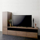 テレビボード テレビ台 収納付き TVボード TV台 +キャビネット 2点セット(テレビボード) 木扉 幅140