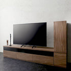 テレビボード テレビ台 収納付き TVボード TV台 +キャビネット 2点セット(テレビボード+キャビネット) 木扉 幅180