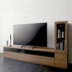 テレビボード テレビ台 収納付き TVボード TV台 +キャビネット 2点セット(テレビボード+キャビネット) ガラス扉 幅180