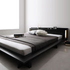 ローベッド ライト・棚・コンセント スタンダードポケットコイル シングル