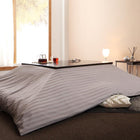 こたつ布団3点セット(掛・敷布団+布団カバー) 正方形(75×75cm)天板対応