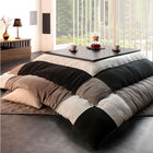 こたつ 布団 掛布団&敷布団 2点セット 5尺長方形 90×150 天板対応 スウェード調