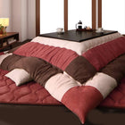 こたつ掛布団&敷布団2点セット 7尺長方形(90×210cm)天板対応 パッチワーク