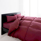 羽毛掛布団 単品 キングサイズ ニューゴールドラベル ダックダウン 日本製 防カビ 消臭 ワインレッド