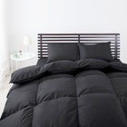 羽毛掛布団 単品 キングサイズ ニューゴールドラベル ダックダウン 日本製 防カビ 消臭 サイレントブラック