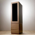 テレビボード キャビネット 単品ガラス扉 ミドルタイプ