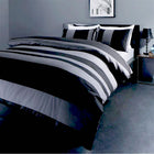 掛布団カバー 単品 シングル 日本製 綿100% アーバンモダンボーダー