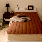 敷パッド 同色2枚セット セミダブル ショート丈専用 綿混