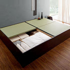 ベッドフレームのみ シングル お客様組立 布団収納・美草・小上がりベッド 畳 連結