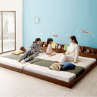 ベッド 連結 フロアベッド 子供 ボンネルコイル ワイドK200