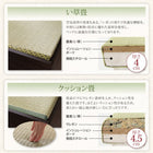 畳ベッド ダブルベッド 布団収納 クッション畳 お客様組立