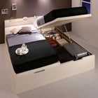 ガス圧 跳ね上げ クイーン SS×2 ベッド 収納 フランスベッド マルチラススーパースプリング 縦開き お客様組立