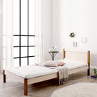 ベッド シングル すのこベッド 圧縮ボンネルコイル 布団用すのこ 2台タイプ 天然木パイン材