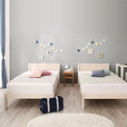 ベッド シングル すのこベッド 圧縮ポケットコイル マットレス用すのこ 2台タイプ 天然木パイン材