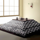 こたつ用掛布団 4尺長方形 80×120 天板対応 サテン織