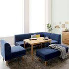 こたつ リビングダイニングセット 6点セット テーブル+2人掛けソファ1脚+1人掛けソファ2脚+コーナーソファ1脚+ベンチ1脚 W120 高さ調節