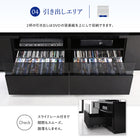 鏡面仕上げ 大型テレビ対応ハイタイプコーナーテレビボード