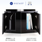 鏡面仕上げ 大型テレビ対応ハイタイプコーナーテレビボード