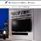 鏡面仕上げ 大型テレビ対応ハイタイプコーナーテレビボード